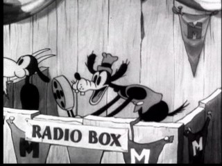 Goofy's radio play-by-play in "Touchdown Mickey" is edited to look like he's singing with Freddie Mercury on Queen's "Another One Bites the Dust" in this Re-Micks video.
