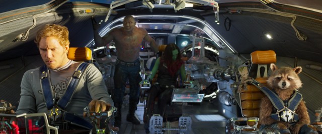 The Guardians of the Galaxy (Chris Pratt, Dave Bautista, Zoe Saldana, and CGI) are back in "Guardians of the Galaxy Vol. 2", set months after the original film.