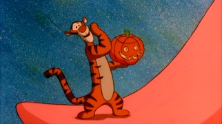Years earlier, Tigger was a cause of another small resident's fears. The bouncy one explains his feelings in this trippy musical number "I Wanna Scare Myself."